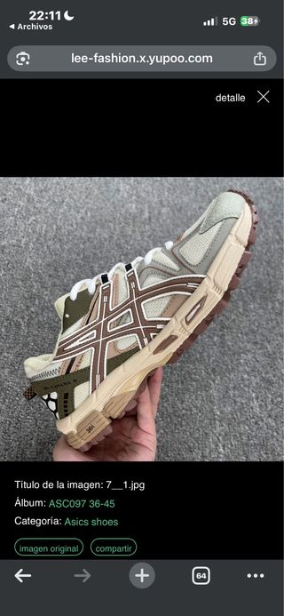 Asics Gel-Sonoma 8 Beige/Marrón/Gris/Verde