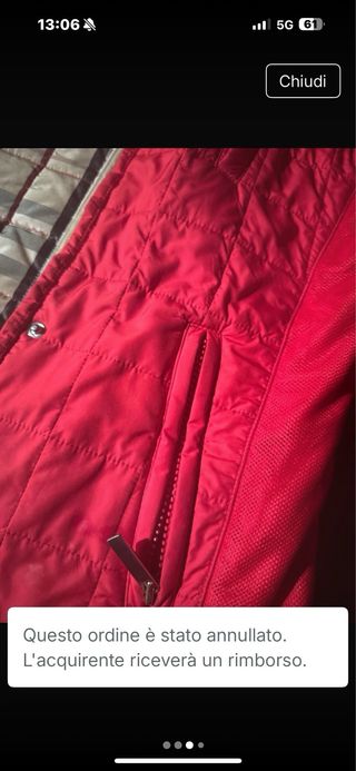 Smanicato Burberry donna rosso