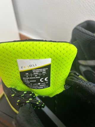 Botas de Seguridad Forli Talla 39