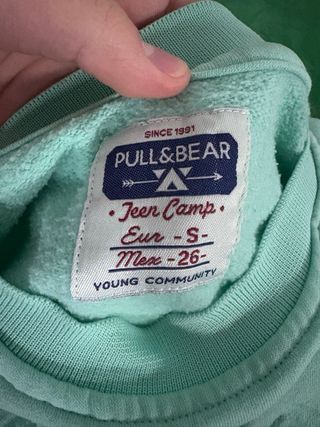 Felpa verde Pull&Bear donna taglia S