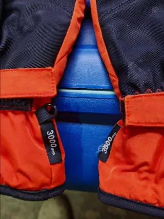 Guanti da neve BRUGI arancioni e gialli