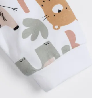 Tutina neonato fantasia animali (0-3 mesi)