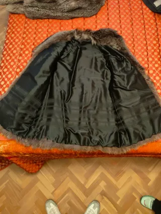 Abrigo de piel de zorro