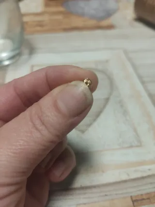 Pendientes oro 18k..para día de los enamorados....