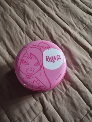 Scatola tonda metallo Bratz rosa Vintage