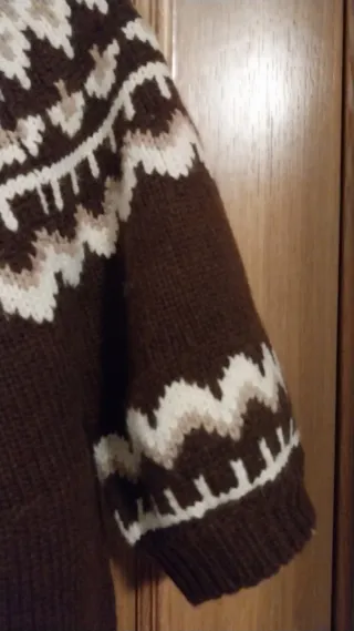 Jersey Zara Jacquard Manga Corta Talla L