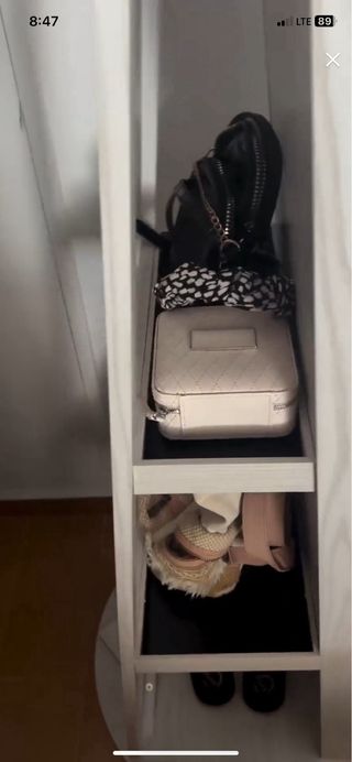 Espejo giratorio joyero con estantería NUEVO