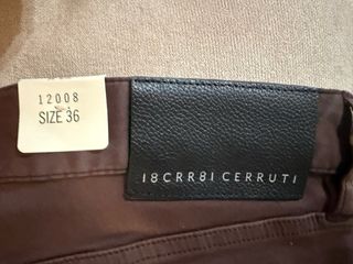 Pantalón Cerruti Marrón Regular Fit Talla 36