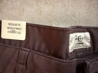 Pantalón Cerruti Marrón Regular Fit Talla 36