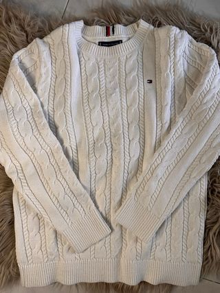 Maglione Tommy Hilfiger bianco
