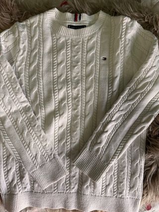 Maglione Tommy Hilfiger bianco