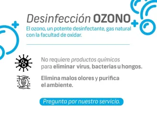 Desinfección con Ozono
