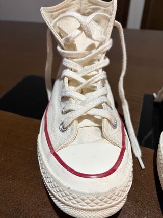 Zapatillas Converse Altas Beige