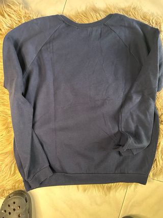 Felpa Tally Weijl Mickey Natale Blu Taglia S