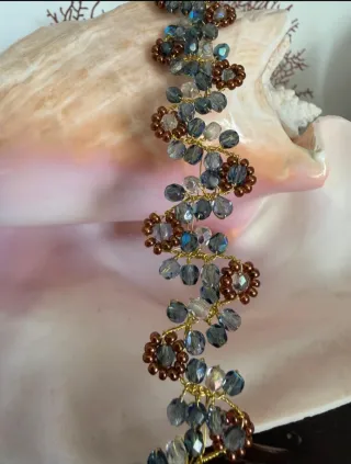 Gargantilla/Choker con cuentas