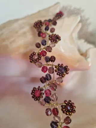 Gargantilla/Choker con cuentas