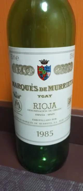 2 Bottiglie Vino Vuote Marqués de Murrieta