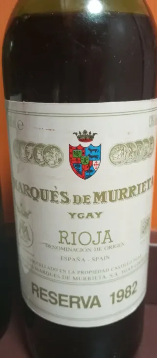 2 Bottiglie Vino Vuote Marqués de Murrieta