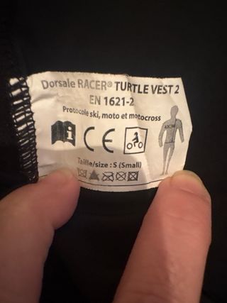 Chaleco protector RACER infantil- Espaldera