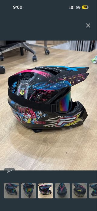 Casco enduro per bici o monopattino