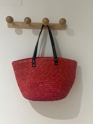 Bolsa de playa Kbas roja