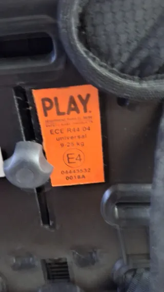 Silla de coche Playxtrem Negra