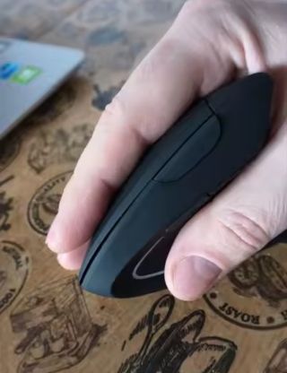 Raton mousse ergonómico inalámbrico negro nuevo