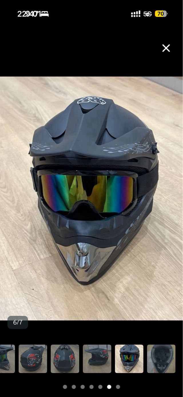 Casco bici patinete enduro