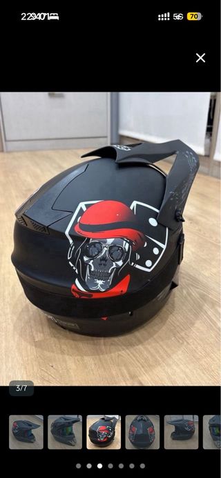 Casco bici patinete enduro