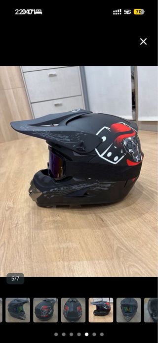 Casco bici patinete enduro