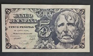 Billete 5 Pesetas España Banco de España