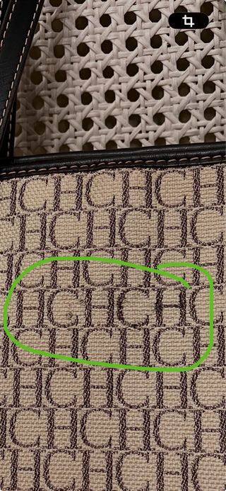 Bolso Shopper CH Beige