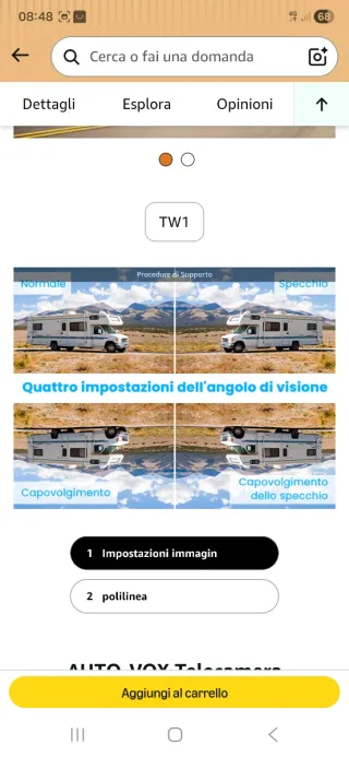 Auto Vox 5 pollici 720P .