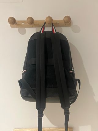 Mochila piel Tommy Hilfiger Negra