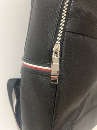Mochila piel Tommy Hilfiger Negra