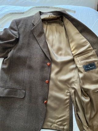 Chaqueta Sport Coderas Ante Marrón