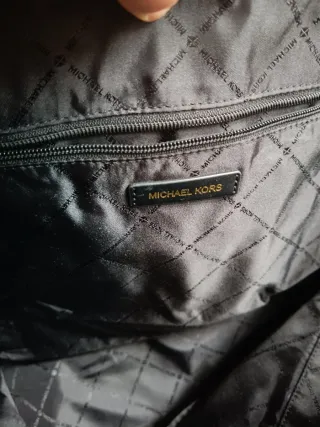 Borsa Michael Kors Beige e Nera