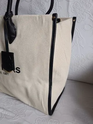 Borsa Michael Kors Beige e Nera