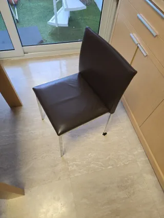 Mesa comedor extensible madera roble 160-240 cm