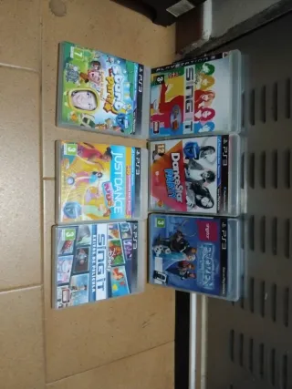 Lote 6 Juegos PS3: Sing It, Just Dance, Frozen