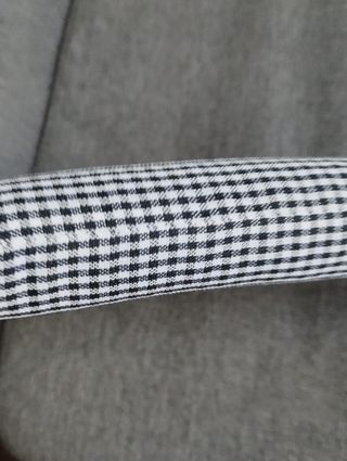 Appendino imbottito Shabby Chic Vichy e Pizzo