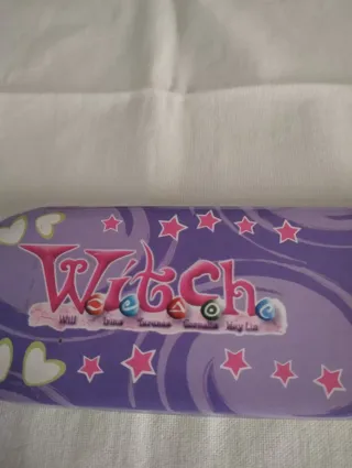 Scatola metallo vintage Witch porta oggetti Disney