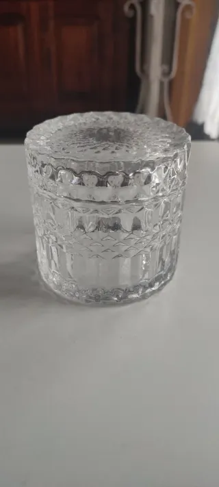 Cofanetto in vetro decorato