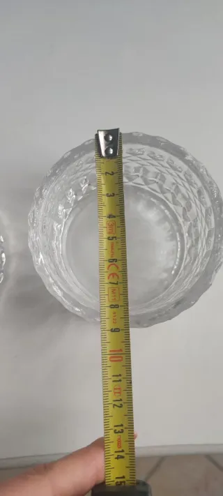 Cofanetto in vetro decorato