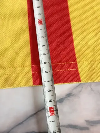 Maglietta Nike XL a righe rosse e gialle