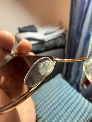 Occhiali da sole Bulgari oro e multicolor