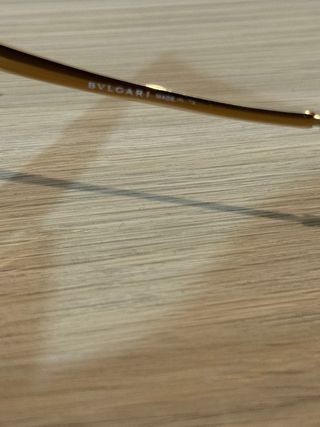 Occhiali da sole Bulgari oro e multicolor