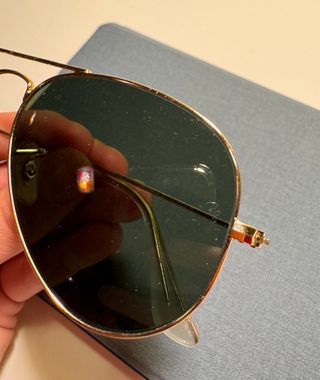 Gafas Ray-Ban Aviator Doradas y Verdes