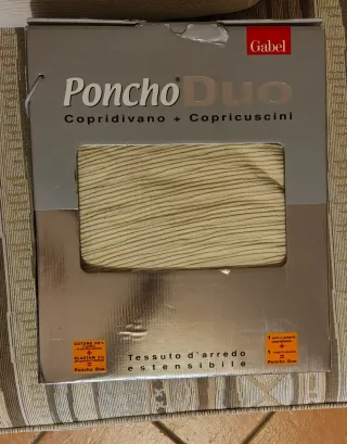 Gabel Poncho Duo Copridivano + Copricuscini
