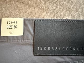 Pantalón Cerruti Gris Regular Fit Talla 36